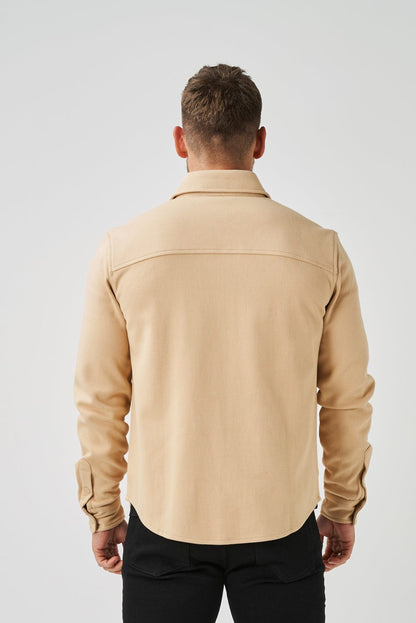 BASSI OVERSHIRT – BEIGE