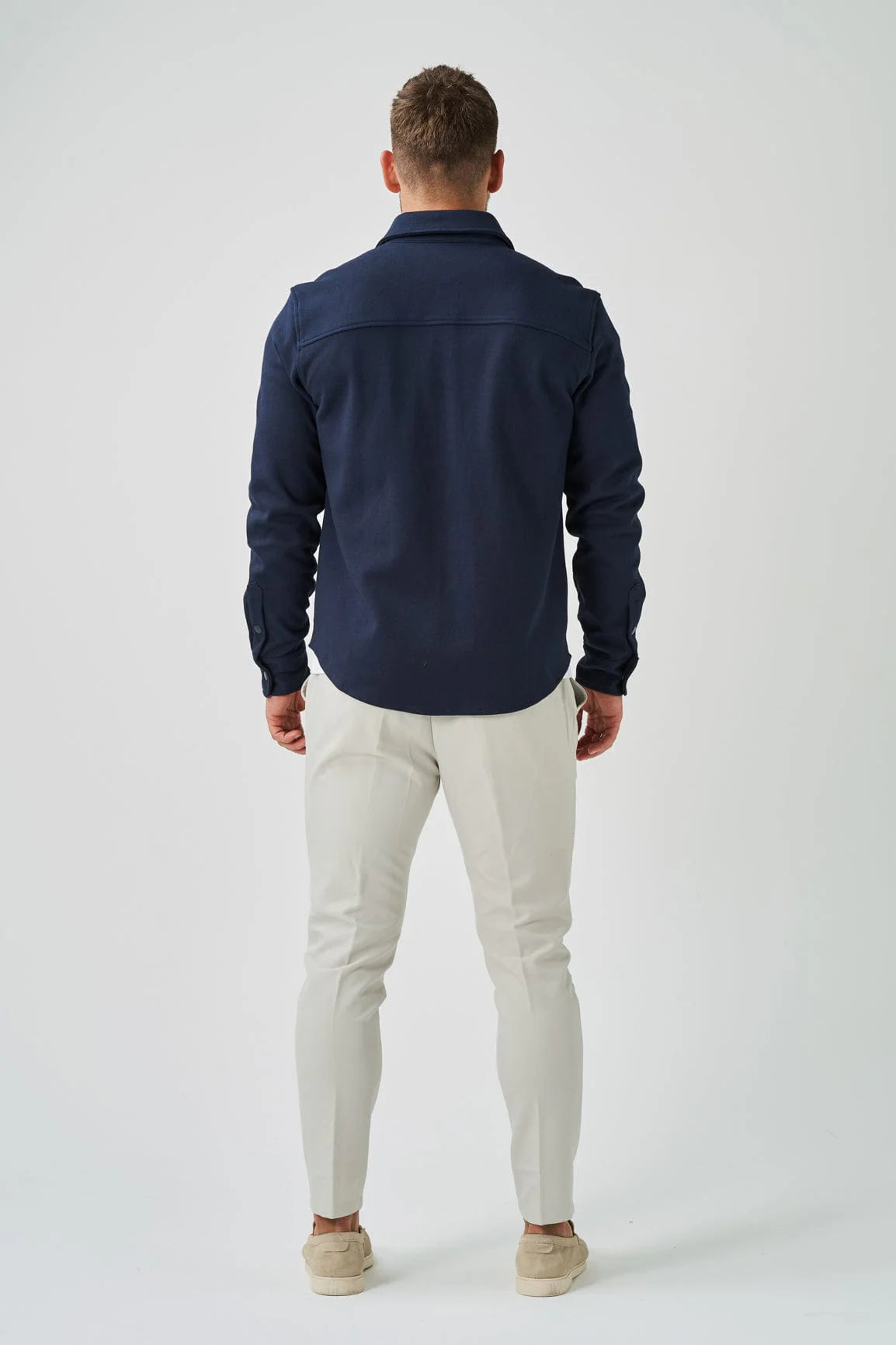 BASSI OVERSHIRT – NAVY