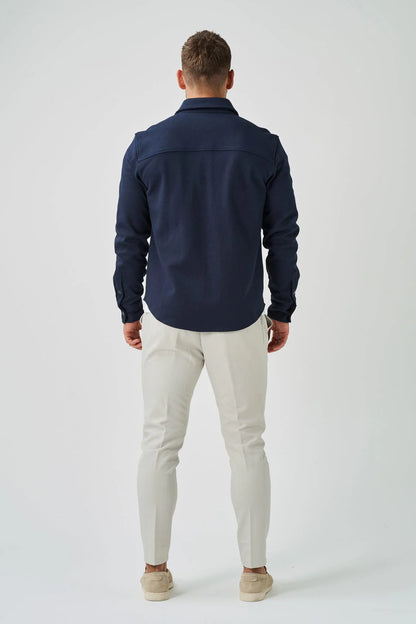 BASSI OVERSHIRT – NAVY