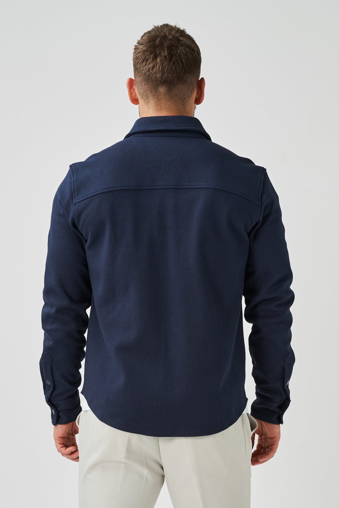 BASSI OVERSHIRT – NAVY