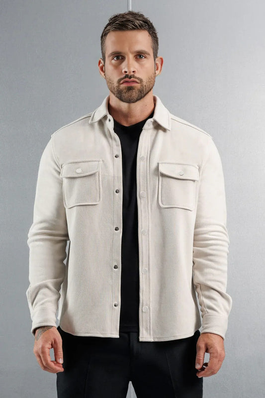 BASSI OVERSHIRT – WHITE
