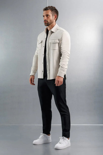 BASSI OVERSHIRT – WHITE