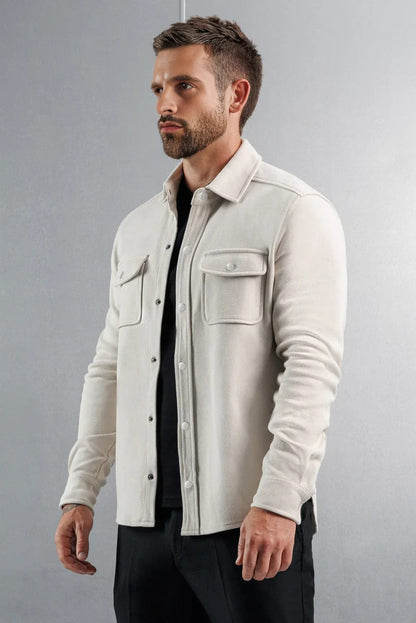BASSI OVERSHIRT – WHITE