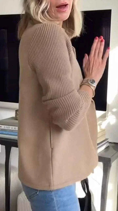 SASHA Damen-Blazercoat – BEIGE