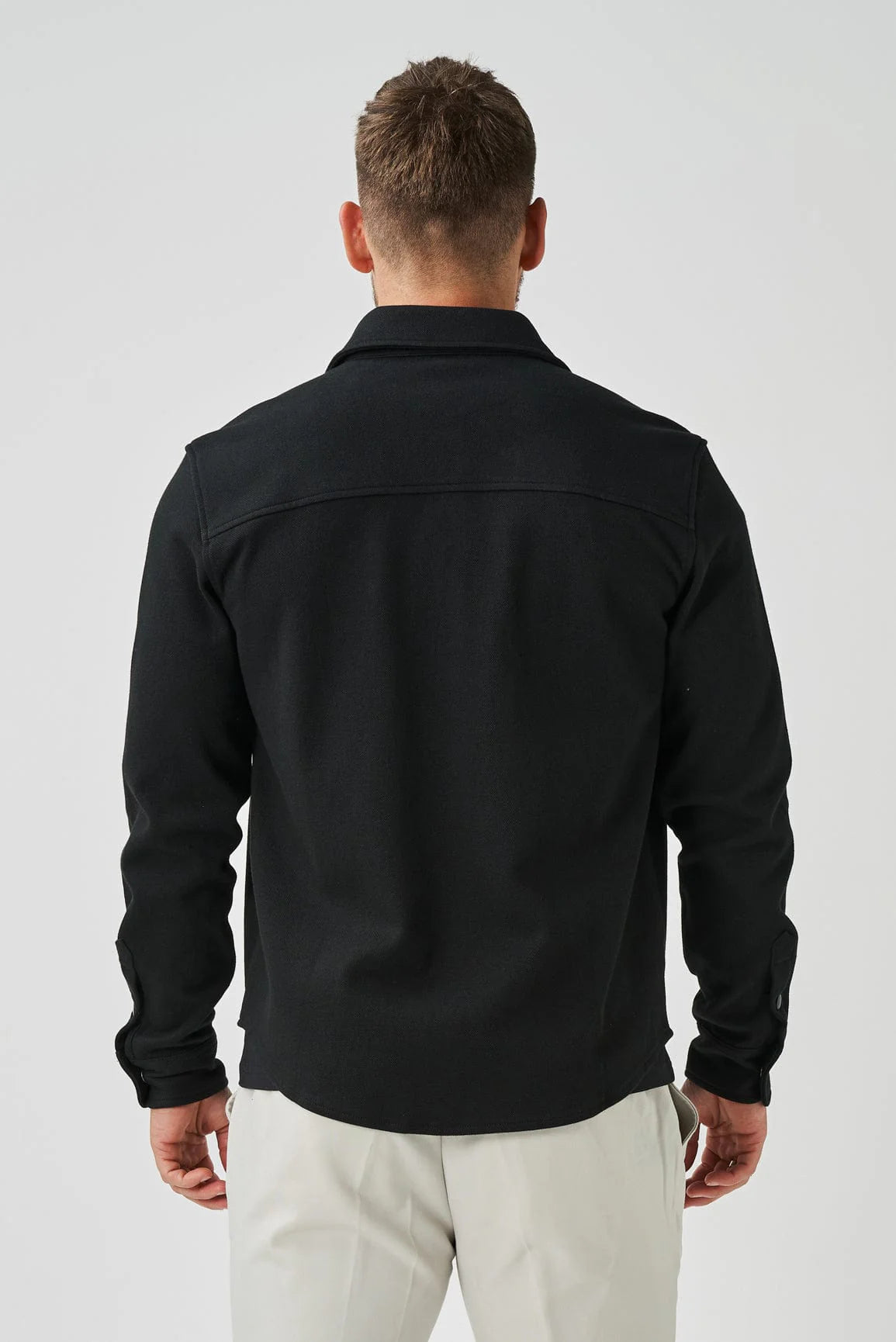 BASSI OVERSHIRT – BLACK