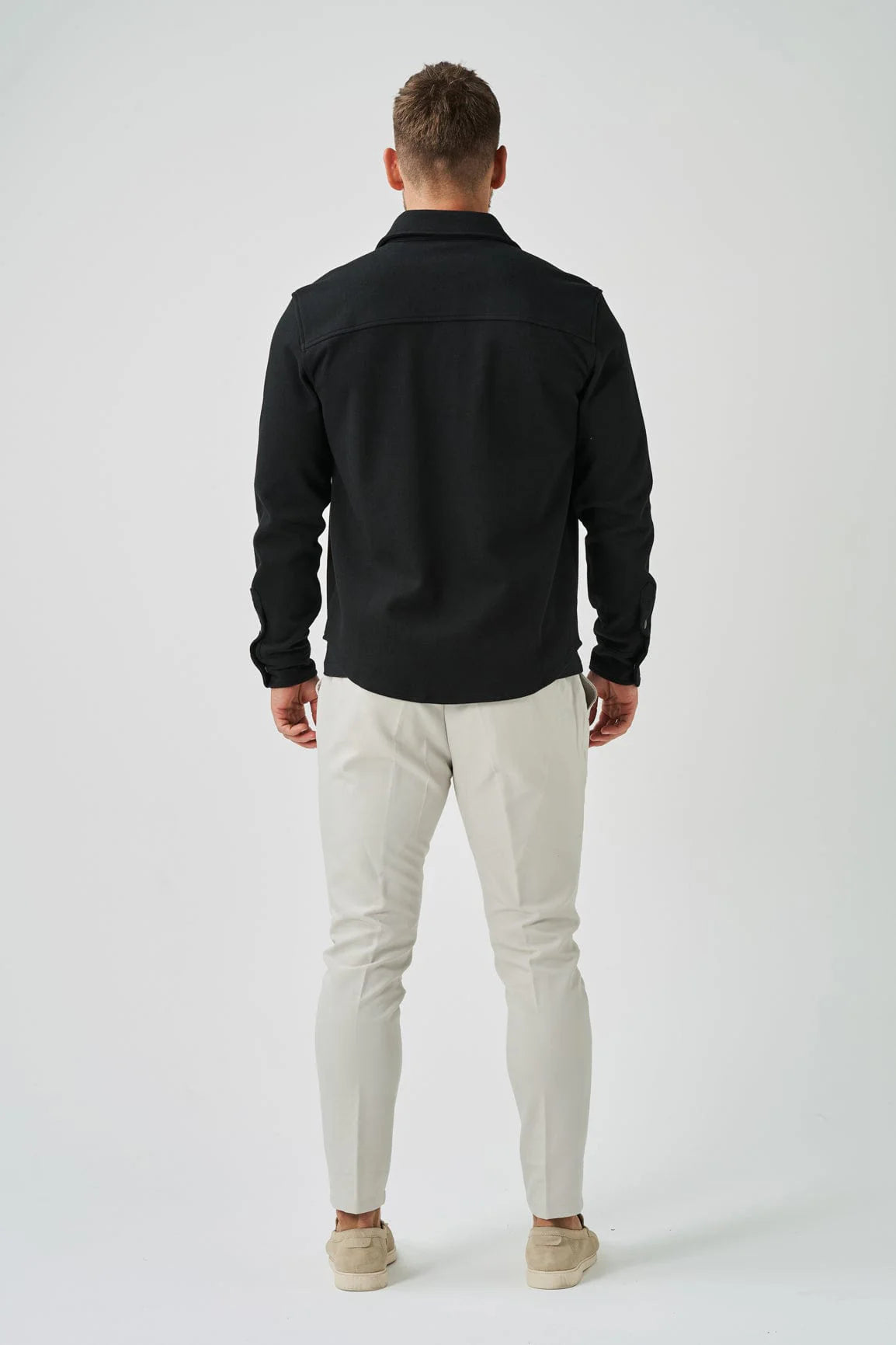 BASSI OVERSHIRT – BLACK