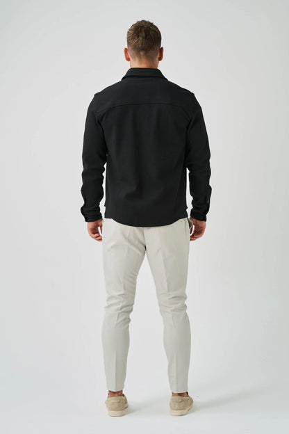 BASSI OVERSHIRT – BLACK